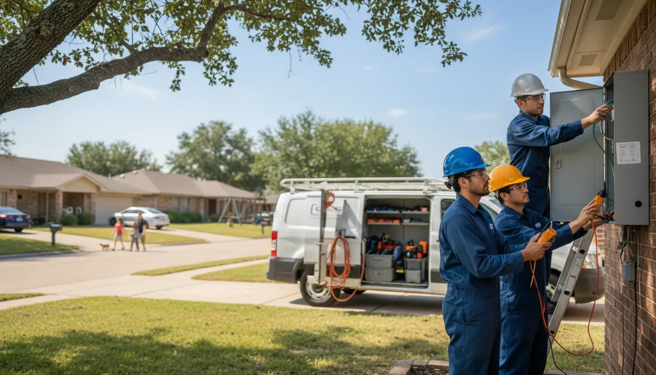 Certified electrician providing emergency electrical services in Belmont, MA
